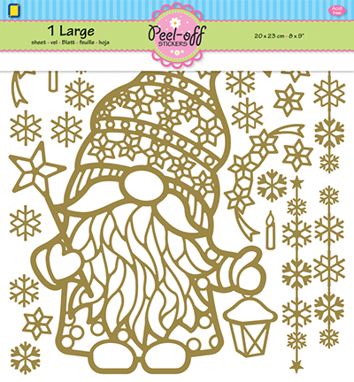 816500 - JeJe - Large Gnome Winter Gold/Gold - Gnomes