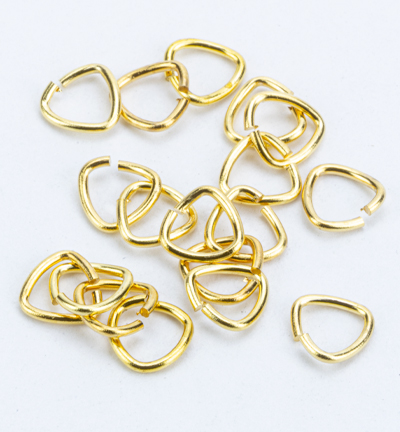 TR1-28 .028 wire-GL1 - Kippers - Solde: (144) Triangle, 5mm, doré - Triangle