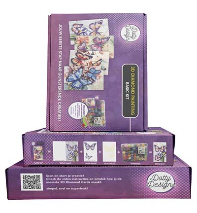 DDD01 - Dotty Designs - 3D Diamond Painting Basic Kit - 