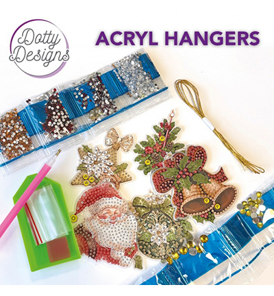 DDDAH001 - Dotty Designs - Acryl Hangers, Christmas - 