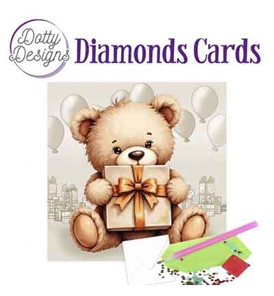 DDDC1187 - Dotty Designs - Diamond Cards, Teddy 1 - 