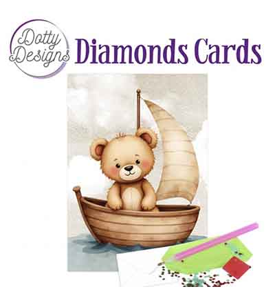 DDDC1188 - Dotty Designs - Diamond Cards, Teddy 2 - Diamond Cards