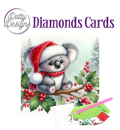 DDDC1201 - Dotty Designs - Diamond Cards, Christmas Koala - 