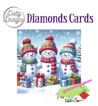 DDDC1207 - Dotty Designs - Diamond Cards, Snowmen - Diamond Cards