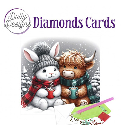DDDC1211 - Dotty Designs - Diamond Cards, Winter Friends - 