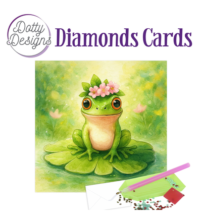 DDDC1225 - Dotty Designs - Diamond Cards - Grenouille - 