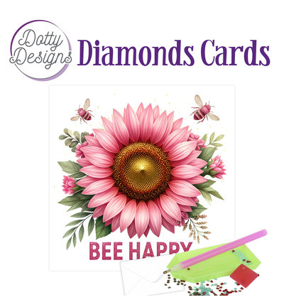 DDDC1221 - Dotty Designs - Diamond Cards - Bee Happy - 