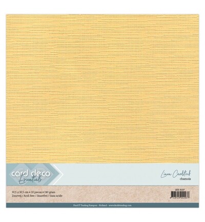 LKK-SC07 - Card Deco - Scrap, Chamois - 