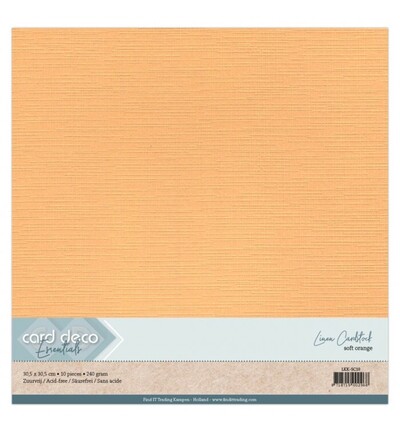 LKK-SC09 - Card Deco - Scrap, Saumon - 
