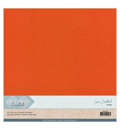 LKK-SC11 - Card Deco - Scrap, Orange - 