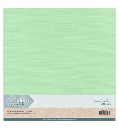 LKK-SC20 - Card Deco - Scrap, Vert moyen - 
