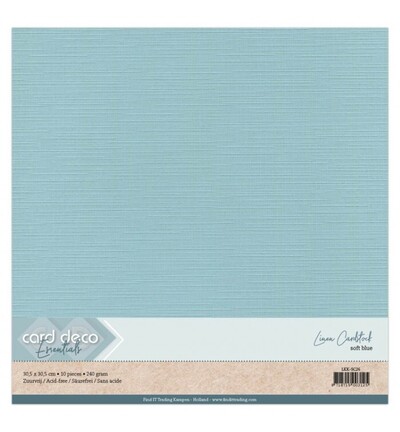 LKK-SC26 - Card Deco - Scrap, Bleu doux - 