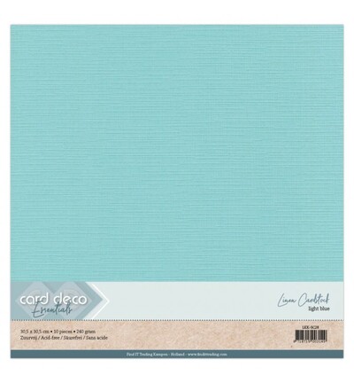 LKK-SC28 - Card Deco - Scrap, Bleu clair - 