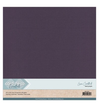 LKK-SC35 - Card Deco - Scrap, Violet foncé - 