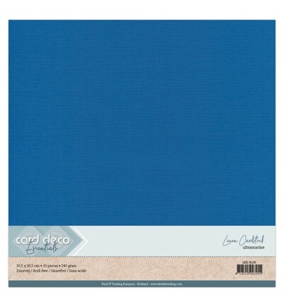 LKK-SC39 - Card Deco - Scrap, Bleu outremer - 