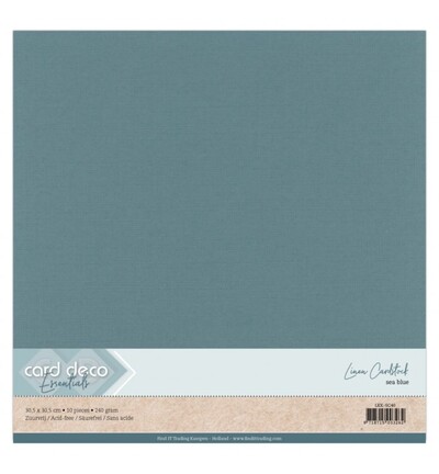 LKK-SC40 - Card Deco - Scrap, Bleu océan - 