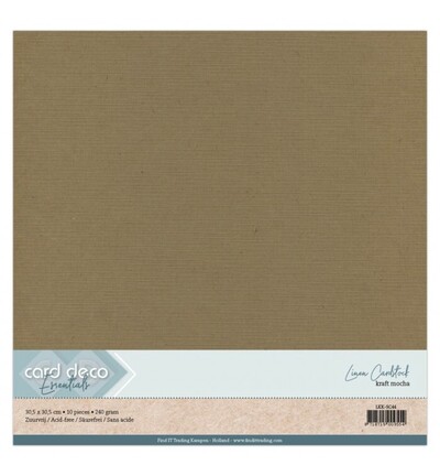 LKK-SC44 - Card Deco - Scrap, Moka - 