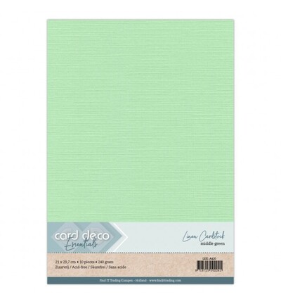 LKK-A420 - Card Deco - Vert moyen - 
