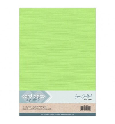 LKK-A421 - Card Deco - Vert mai - 