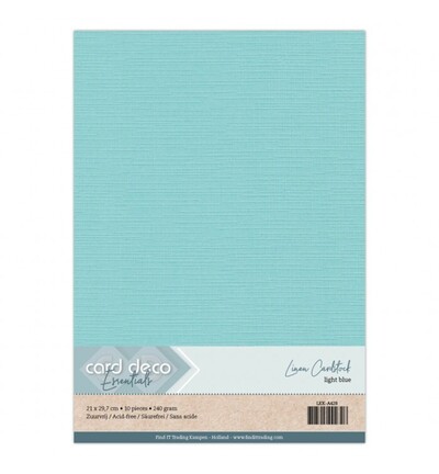 LKK-A428 - Card Deco - Bleu clair - 