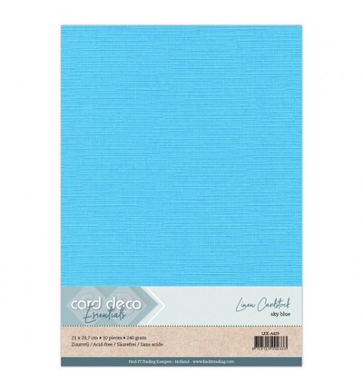 LKK-A429 - Card Deco - Bleu ciel - 