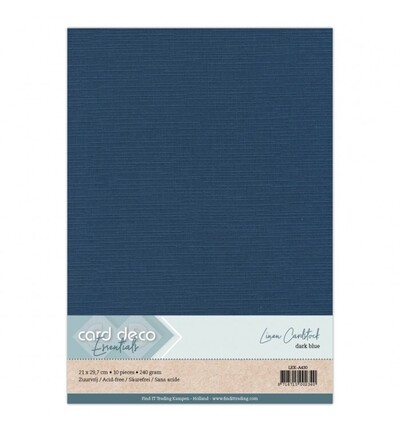 LKK-A430 - Card Deco - Bleu foncé - 