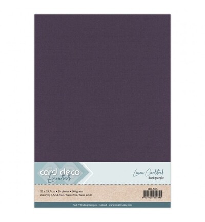 LKK-A435 - Card Deco - Violet foncé - 