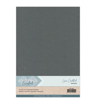 LKK-A436 - Card Deco - Gris foncé - 