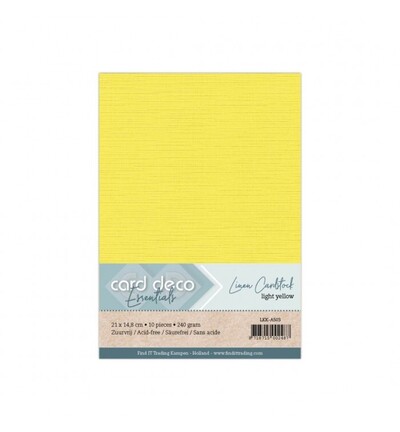 LKK-A503 - Card Deco - Jaune clair - 