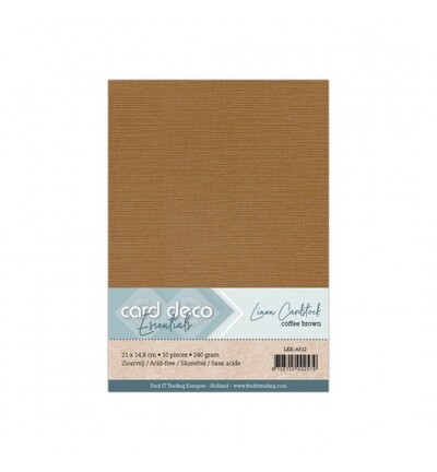 LKK-A512 - Card Deco - Brun café - 