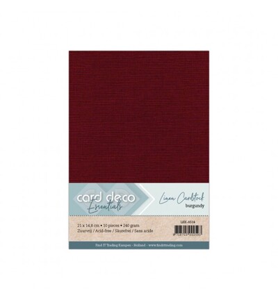 LKK-A514 - Card Deco - Bordeaux - 