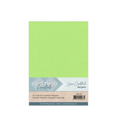 LKK-A521 - Card Deco - Vert mai - 