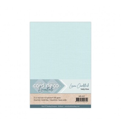LKK-A527 - Card Deco - Bleu bébé - 