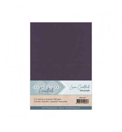 LKK-A535 - Card Deco - Violet foncé - 