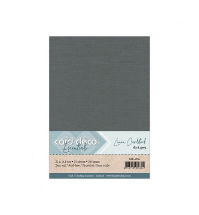 LKK-A536 - Card Deco - Gris foncé - 
