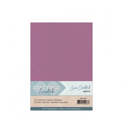 LKK-A538 - Card Deco - Aubergine - 