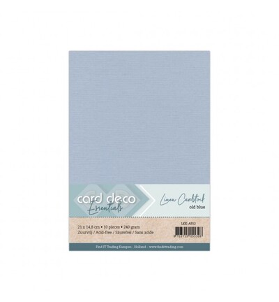 LKK-A552 - Card Deco - Bleu vintage - 