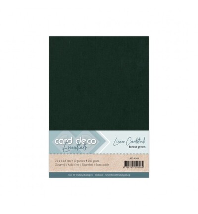 LKK-A569 - Card Deco - Vert forêt - 
