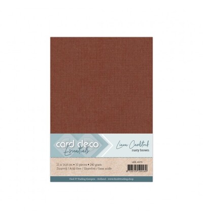 LKK-A570 - Card Deco - Brun rouille - 