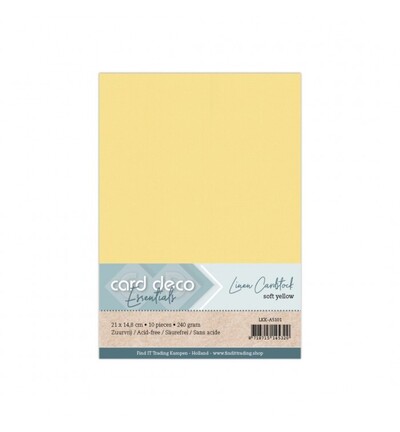 LKK-A5101 - Card Deco - Jaune doux - 