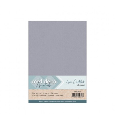 LKK-A5103 - Card Deco - Gris éléphant - 