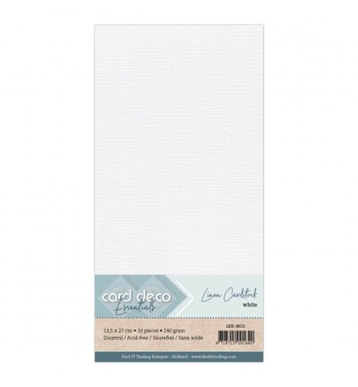LKK-4K01 - Card Deco - Cardstock, Blanc - 