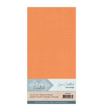 LKK-4K10 - Card Deco - Cardstock, Orange doux - 