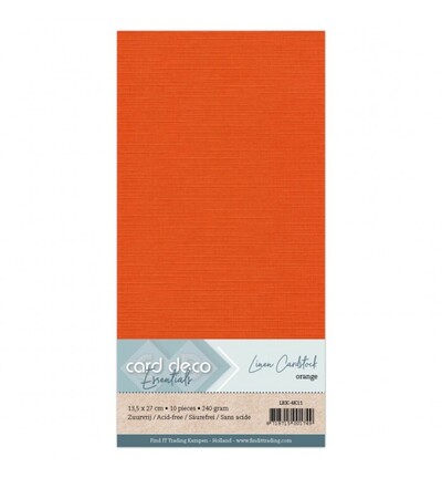 LKK-4K11 - Card Deco - Cardstock, Orange - 