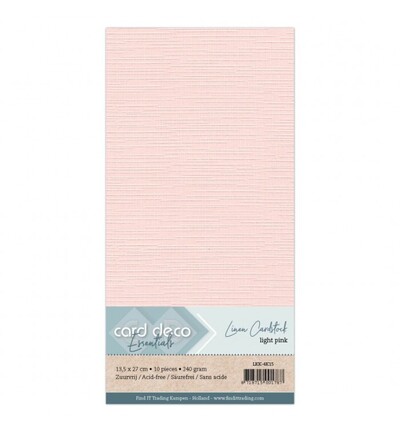 LKK-4K15 - Card Deco - Cardstock, Rose clair - 