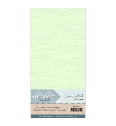 LKK-4K19 - Card Deco - Cardstock, Vert clair - 