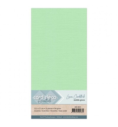 LKK-4K20 - Card Deco - Cardstock, Vert moyen - 