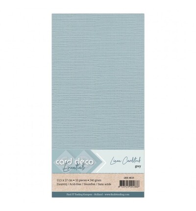 LKK-4K25 - Card Deco - Cardstock, Gris - 