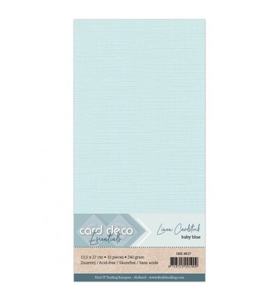 LKK-4K27 - Card Deco - Cardstock, Bleu bébé - 