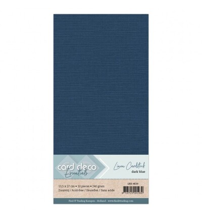 LKK-4K30 - Card Deco - Cardstock, Bleu foncé - 